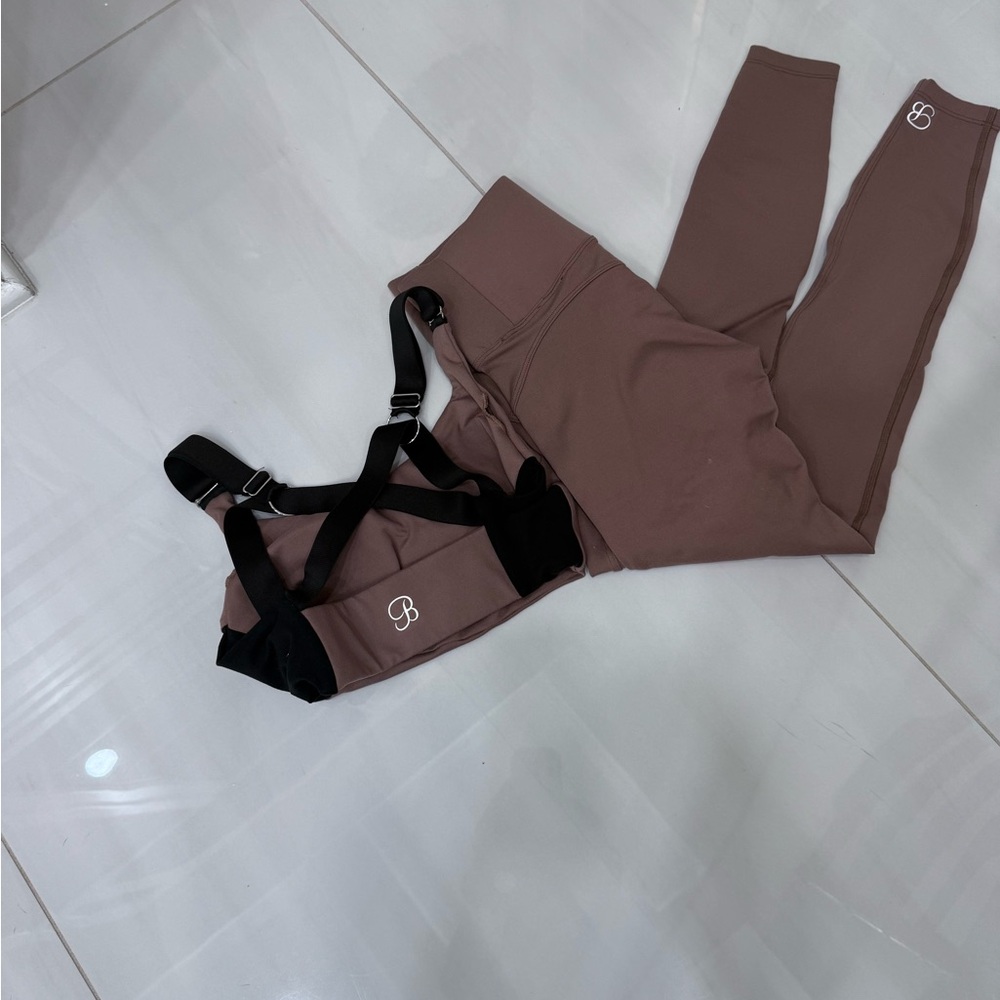 Bombshell Sportswear Brown Leggings Seamless Fit